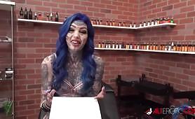 Steamy Anal Fick für das Tattoo im Arschloch Tattoo - Amber Luke