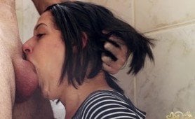 😉 There is a rough ass fuck, and some deep throat as adult toys are used while giving a sloppy blowjob and an extremely deep throat by using an anal plug