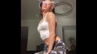 This sexy teen girl is back again with an even more exciting porn video. In this porn video, a sexy teen girl shows off her perfect body.