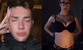 JAMES CHARLES REACTS TO HER TIKTOK